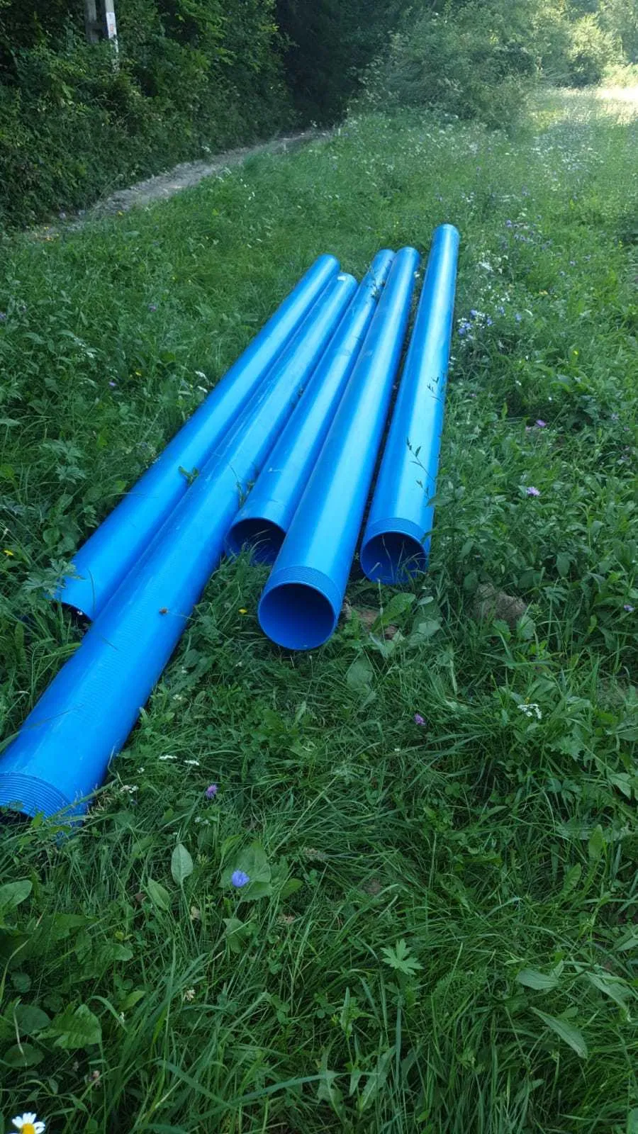 Tuburi PVC Albastre